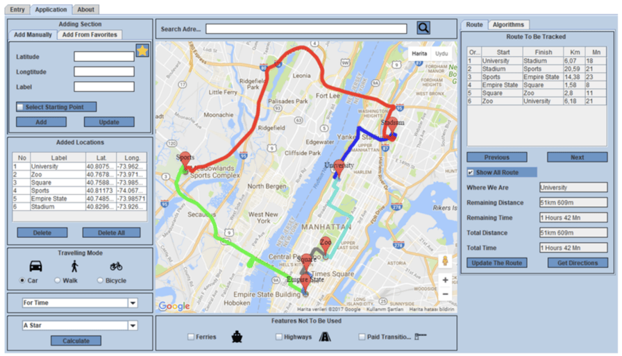 A Real-Time Dynamic Route Control Approach on Google Maps using Integer Programming Methods